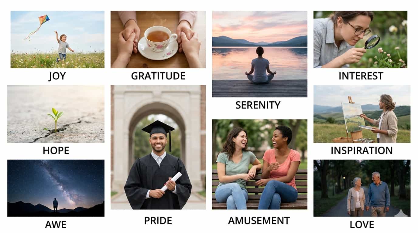 Positive Emotion in Psychology: PERMA Model, Joy & Gratitude