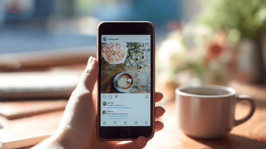 Smartphone screen showing a social media post with a critical comment below it