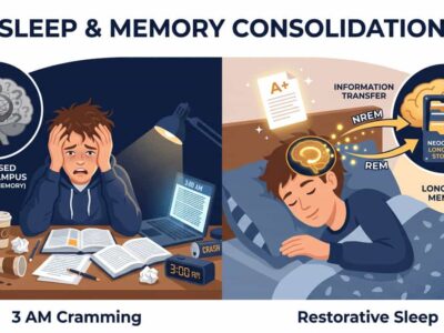 The All-Nighter Myth: How Sleep Deprivation Blocks Memory Consolidation
